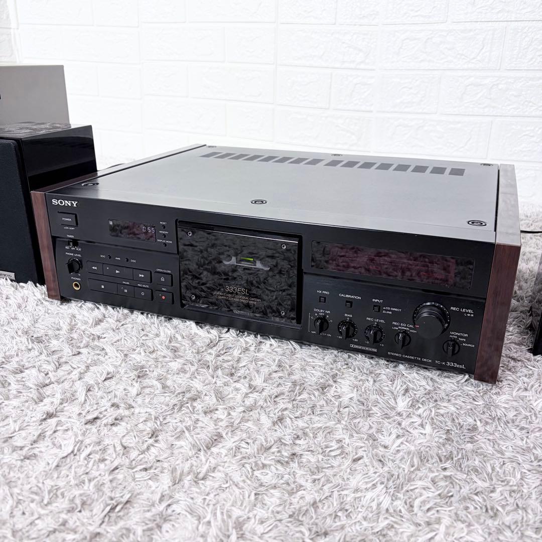 美品 ソニー TC-K333ESL 3ヘッドカセットデッキ ESシリーズ