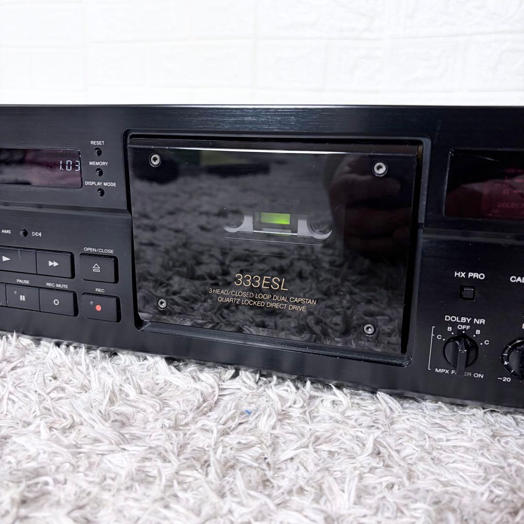 美品 ソニー TC-K333ESL 3ヘッドカセットデッキ ESシリーズ