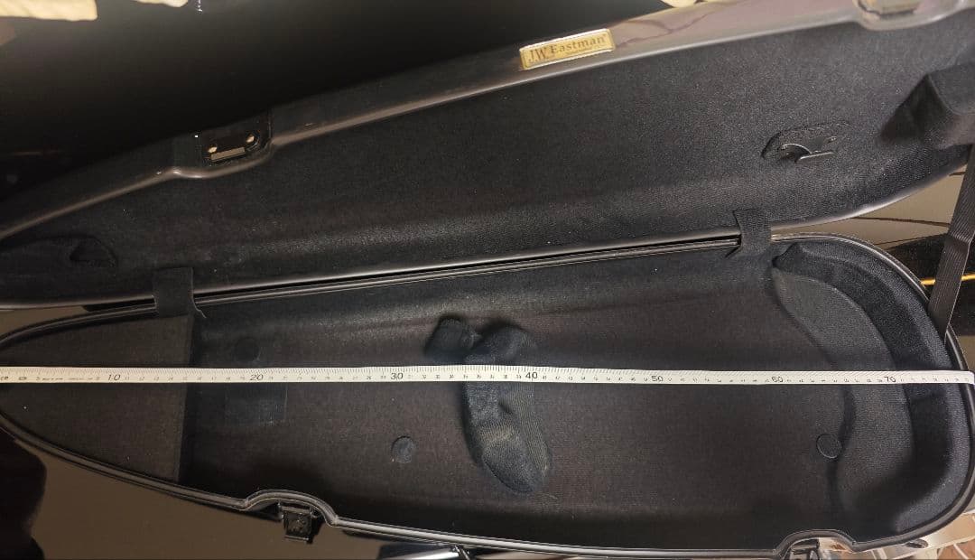 バイオリン ケース J.W.EASTMAN ハードケース 4/4　緑〜紫