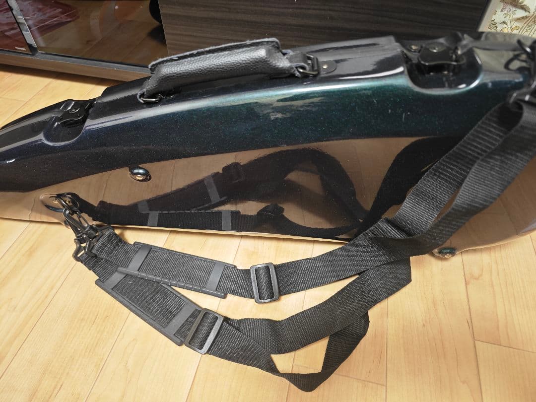 バイオリン ケース J.W.EASTMAN ハードケース 4/4　緑〜紫