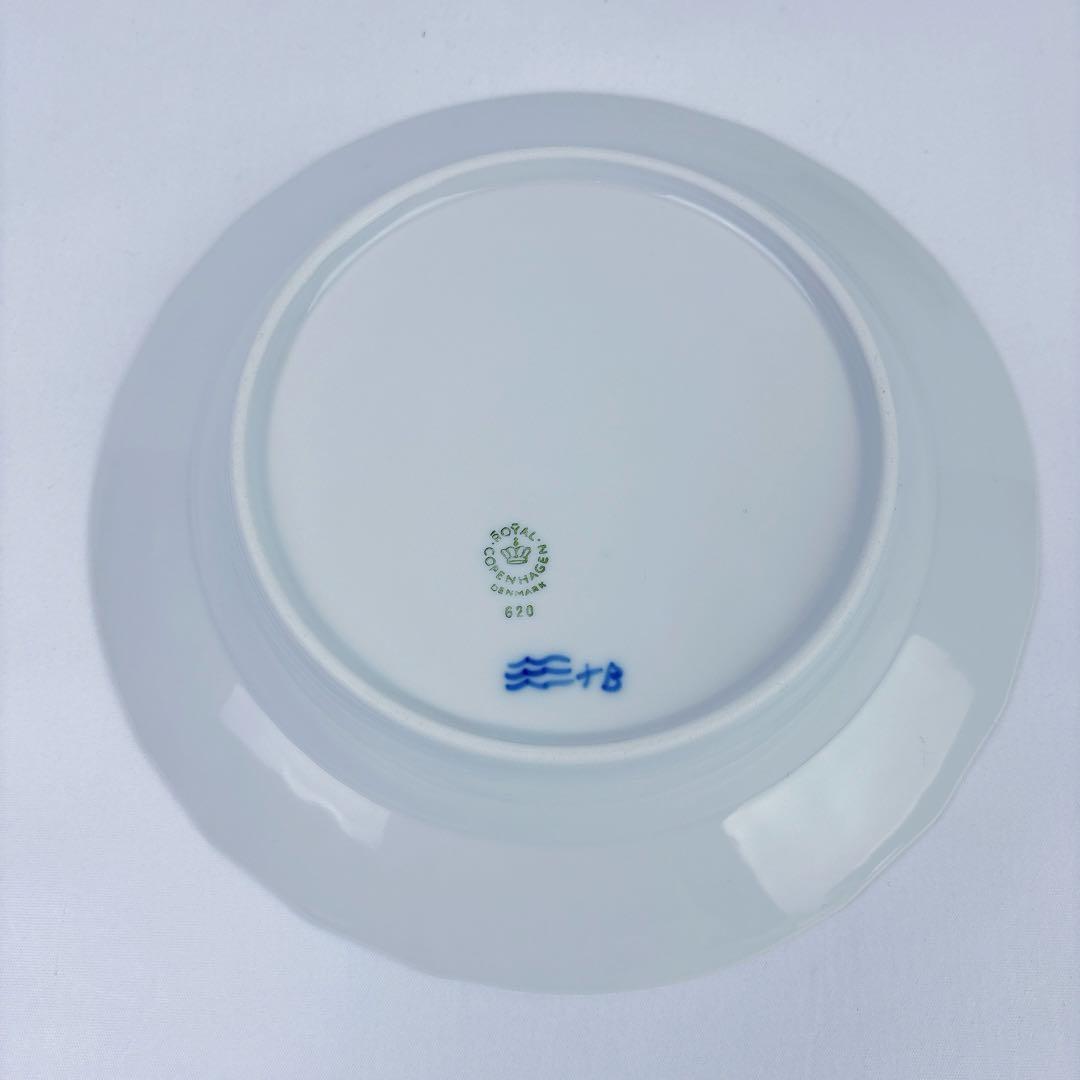 ☆美品☆ラスト2枚☆コペンハーゲン ブルーフラワー ケーキ皿 2枚セット☆
