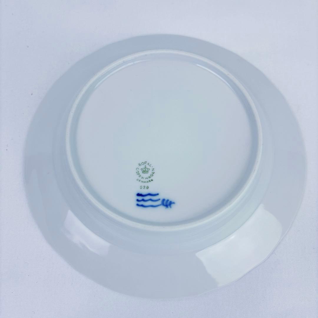 ☆美品☆ラスト2枚☆コペンハーゲン ブルーフラワー ケーキ皿 2枚セット☆