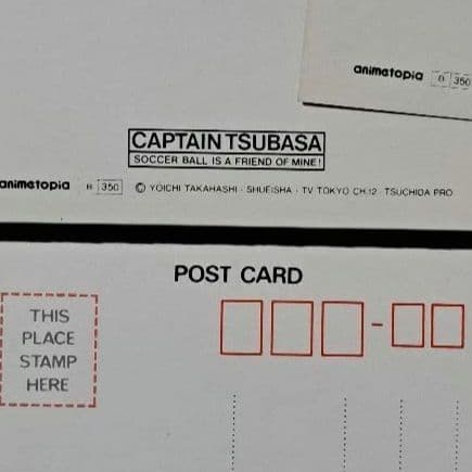 1980年代 キャプテン翼 ポストカード 9枚セット 昭和レトロ 希少