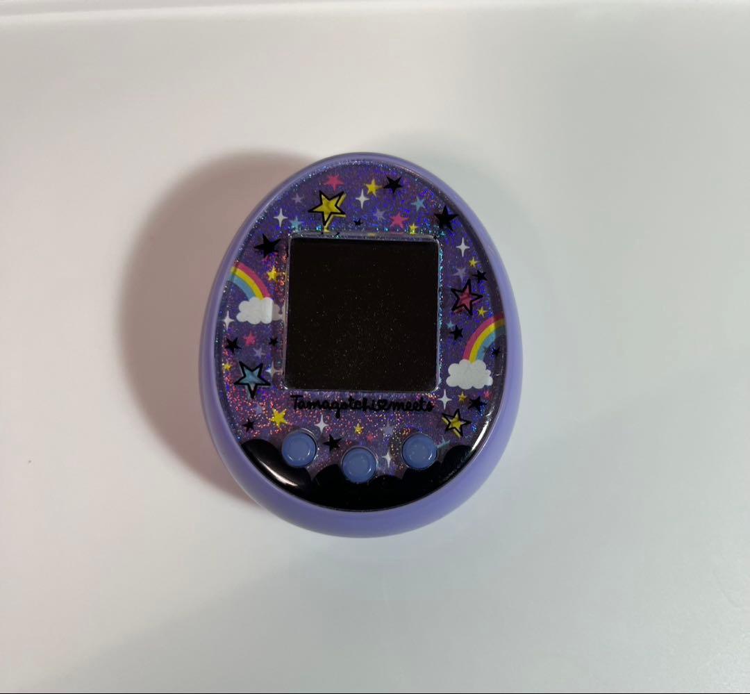 たまごっちみーつ　マジカルみーつ　紫　ストラップ付き