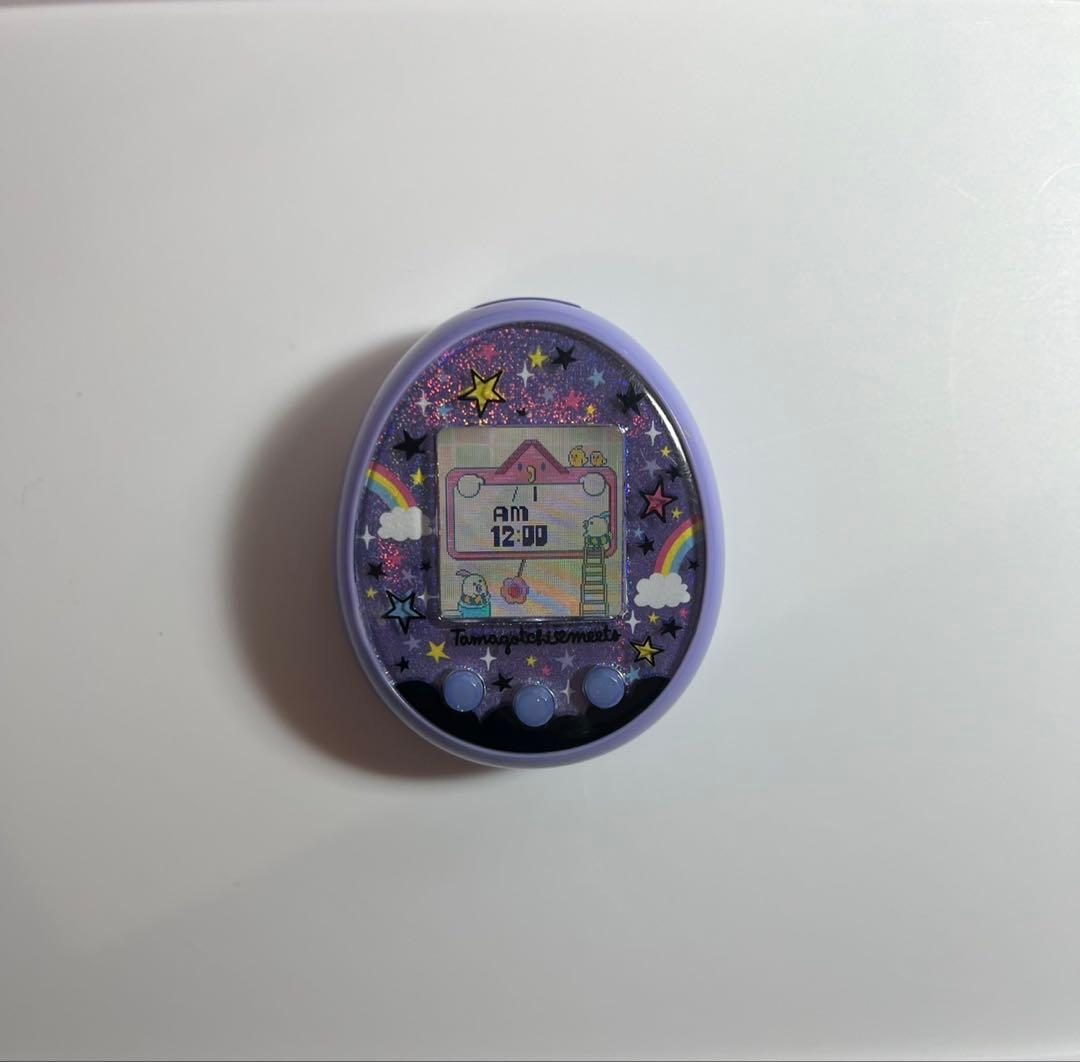 たまごっちみーつ　マジカルみーつ　紫　ストラップ付き