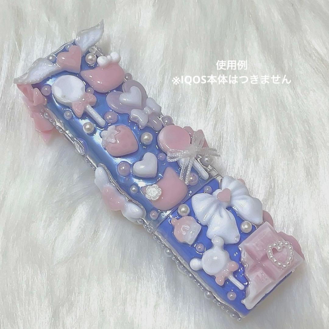 IQOSケースデコ　イルマワンケースデコ　ピンク　ホワイト　夢かわ　魔法少女