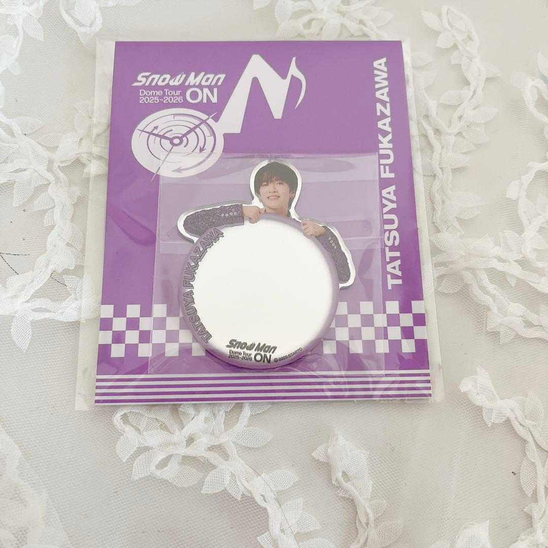  Man☆深澤辰哉　すのちるソフビ　ミラーステッカーセット