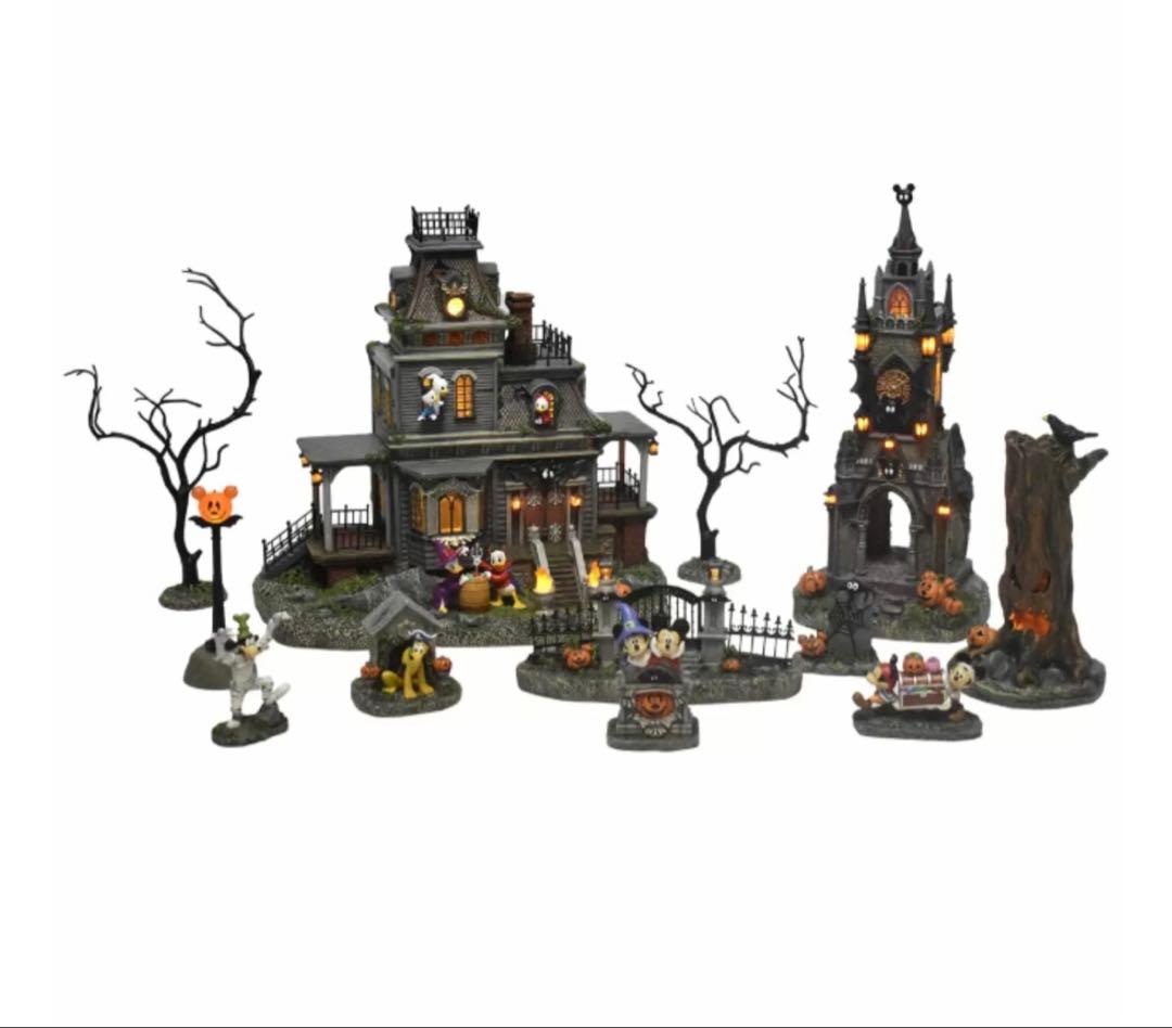新品未開封　ディズニーハロウィンヴィレッジ　イルミネーション　サウンド