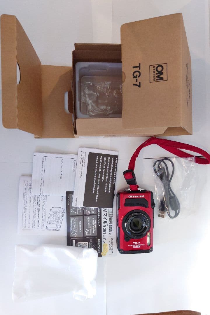 【美品】OM-SYSTEM TG-7、LG-1(LEDライトガイド) セット