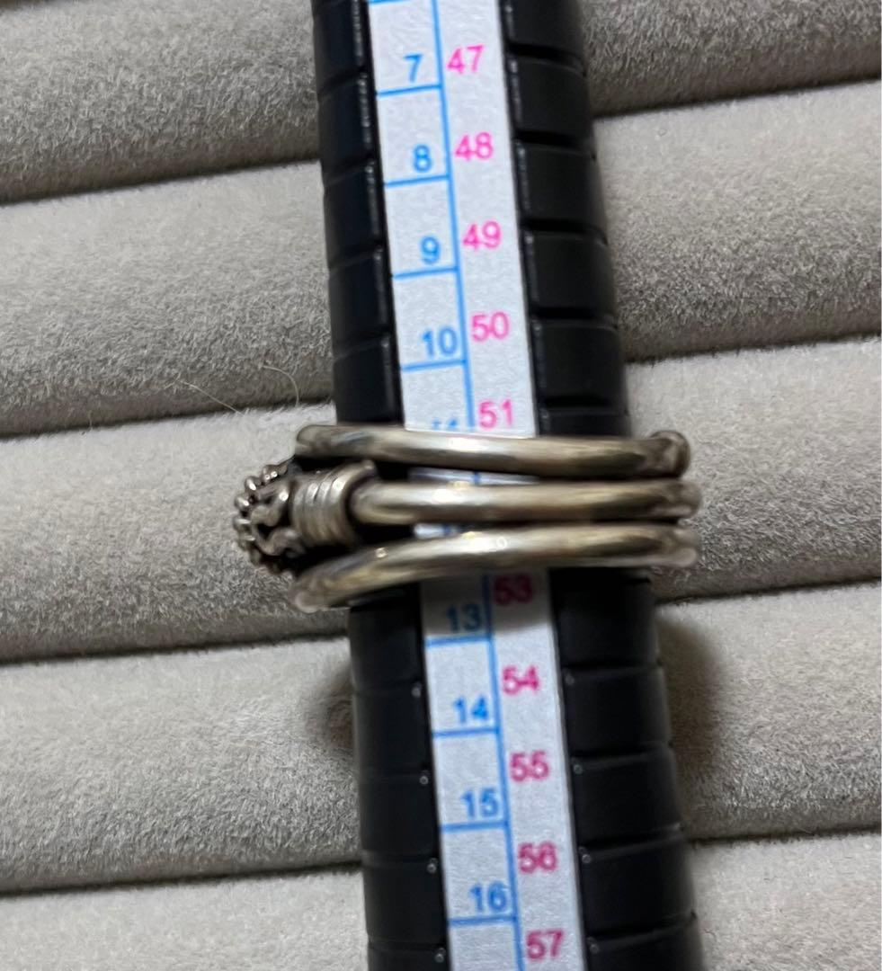 シルバーリング　ヴィンテージ　インド産　1点物