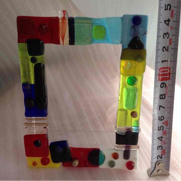 ベネチアングラスのフォトスタンド