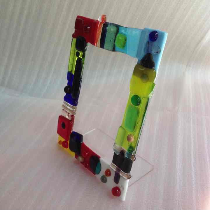 ベネチアングラスのフォトスタンド