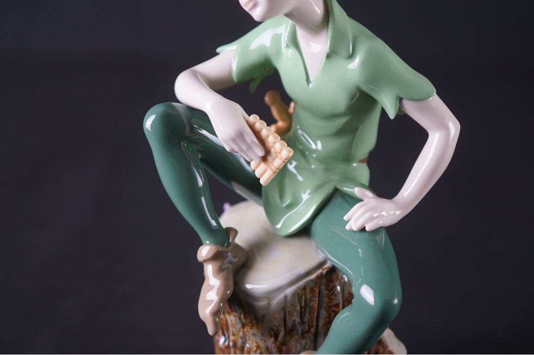 美品 リヤドロ Disney ディズニー ピーターパン 65周年 フィギュリン