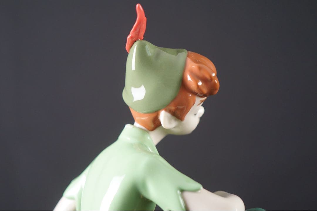 美品 リヤドロ Disney ディズニー ピーターパン 65周年 フィギュリン