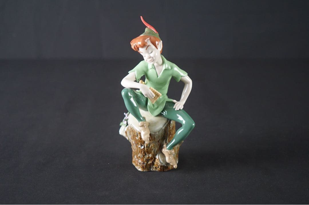 美品 リヤドロ Disney ディズニー ピーターパン 65周年 フィギュリン