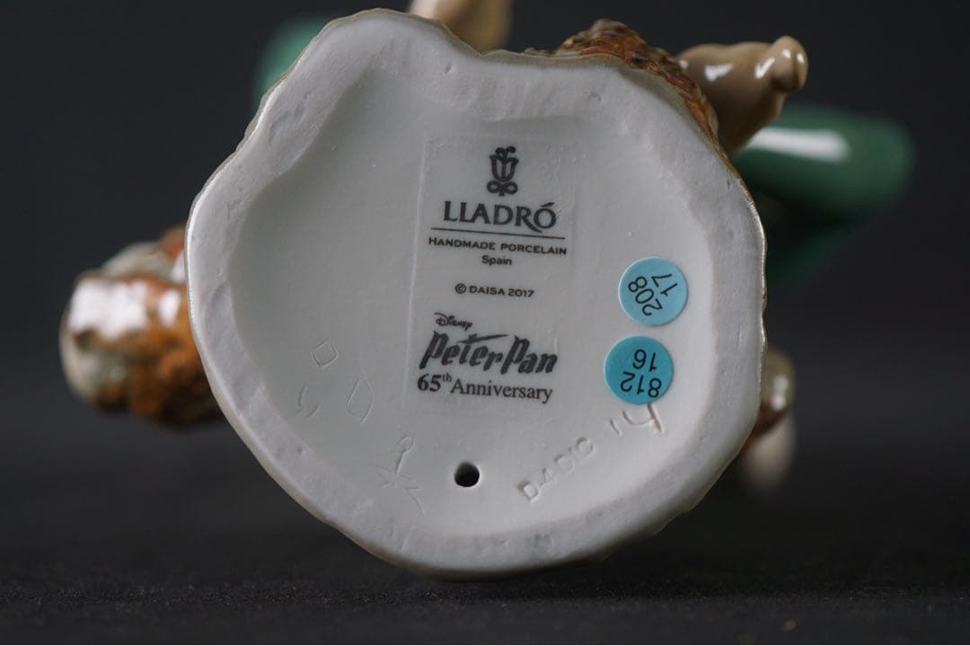 美品 リヤドロ Disney ディズニー ピーターパン 65周年 フィギュリン