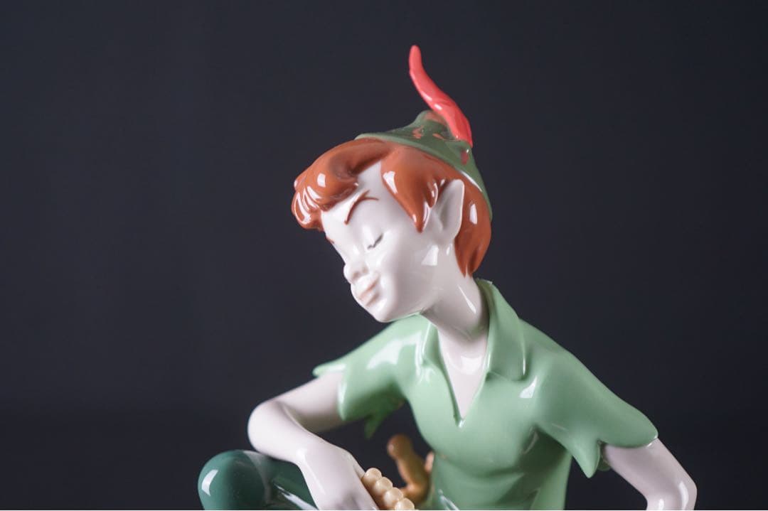 美品 リヤドロ Disney ディズニー ピーターパン 65周年 フィギュリン