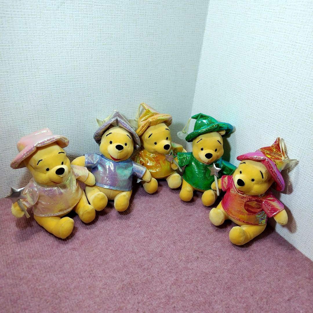 ✨レトロ✨レア✨プーさんぬいぐるみ5個セット✨Disney✨