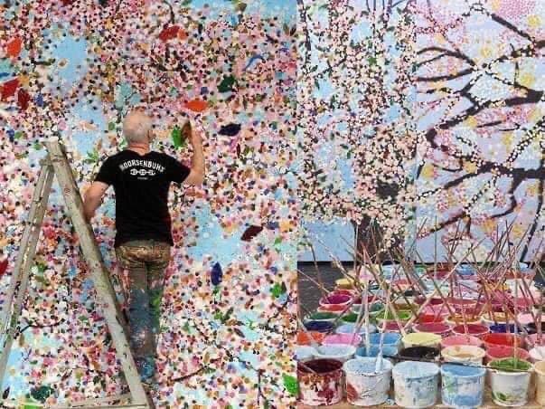 Damien Hirst ダミアンハースト CherryBlossomsポスター