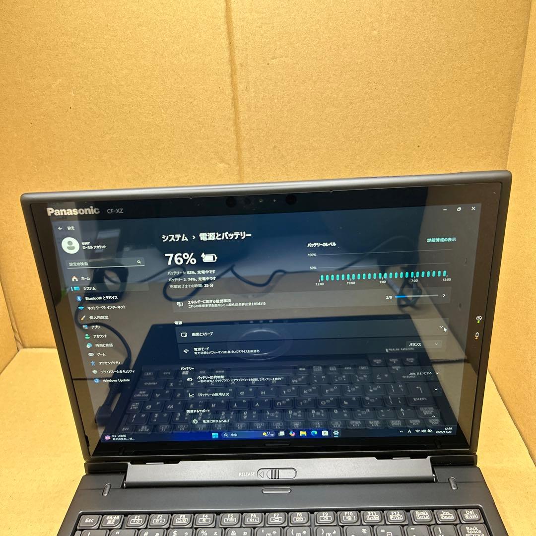 パナソニック 2in1モデル Let's note CF-XZ