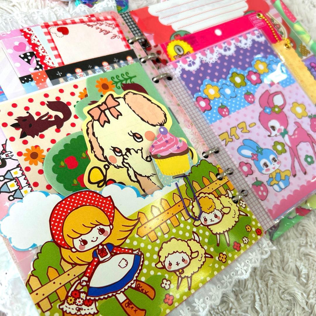 1044 おすそ分けファイル　A5クリアバインダー スイマー　雑貨セット