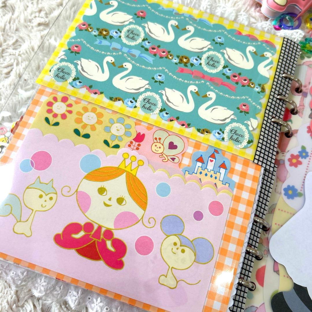 1044 おすそ分けファイル　A5クリアバインダー スイマー　雑貨セット