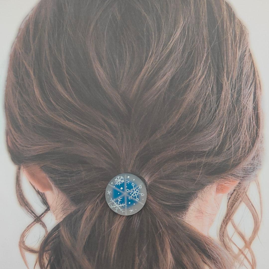 【931】ハンドメイド　レジン　ヘアゴム　ポニーフック