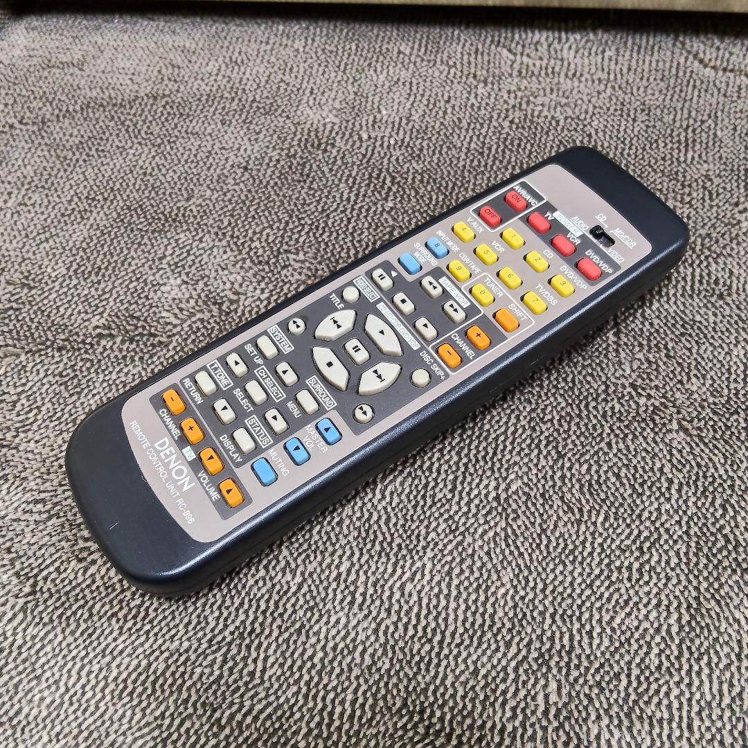 DENON デノンAVサラウンドアンプ AVC-1550 リモコン 取扱説明書付