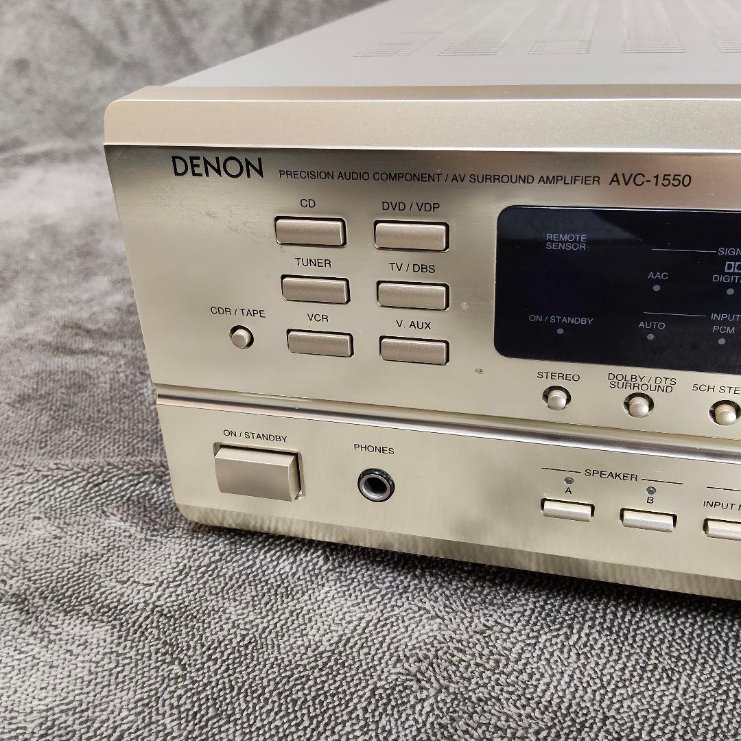 DENON デノンAVサラウンドアンプ AVC-1550 リモコン 取扱説明書付