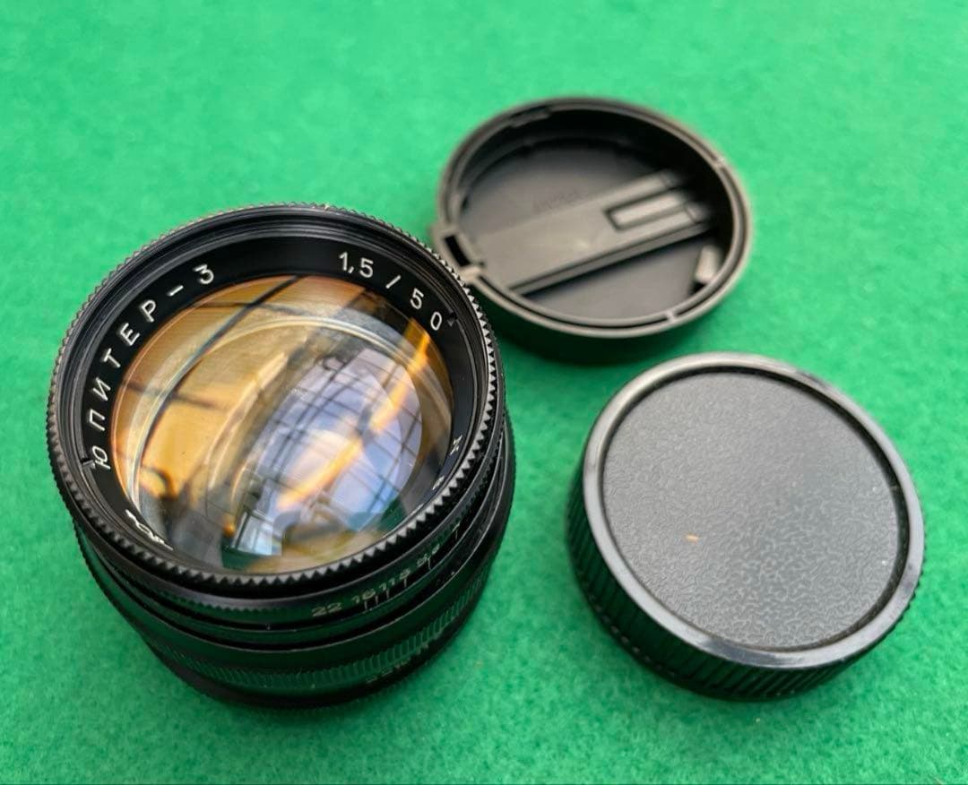 Jupiter-3 50mm f1.5 黒 オールドレンズ L39ライカマウント