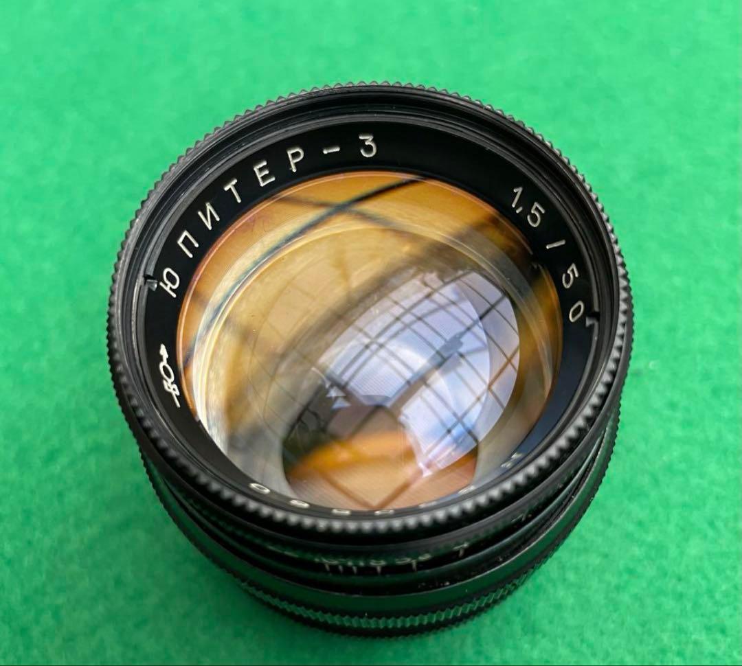 Jupiter-3 50mm f1.5 黒 オールドレンズ L39ライカマウント