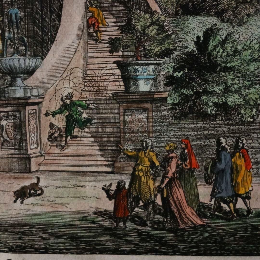 お値下げ　古典版画　1685年　FALDA 「Villa Frescada」