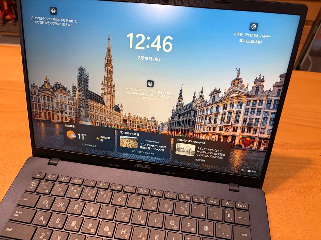 ASUS 14インチノートPC SnapdragonX 16GB 1TB SSD