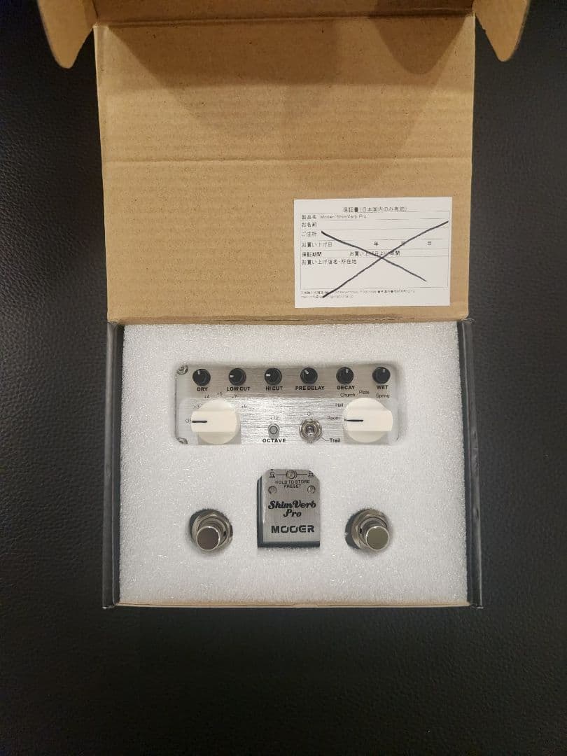 Mooer Shimverb Pro　• ギターエフエクター　•　リバーブ