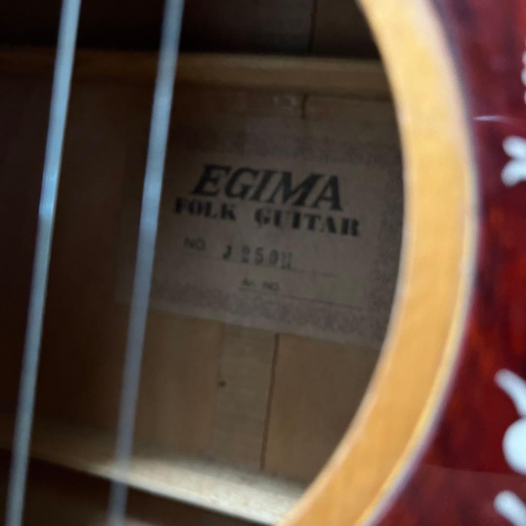 70s EGIMA アコースティックギター　ハミングバード　j-200 日本製