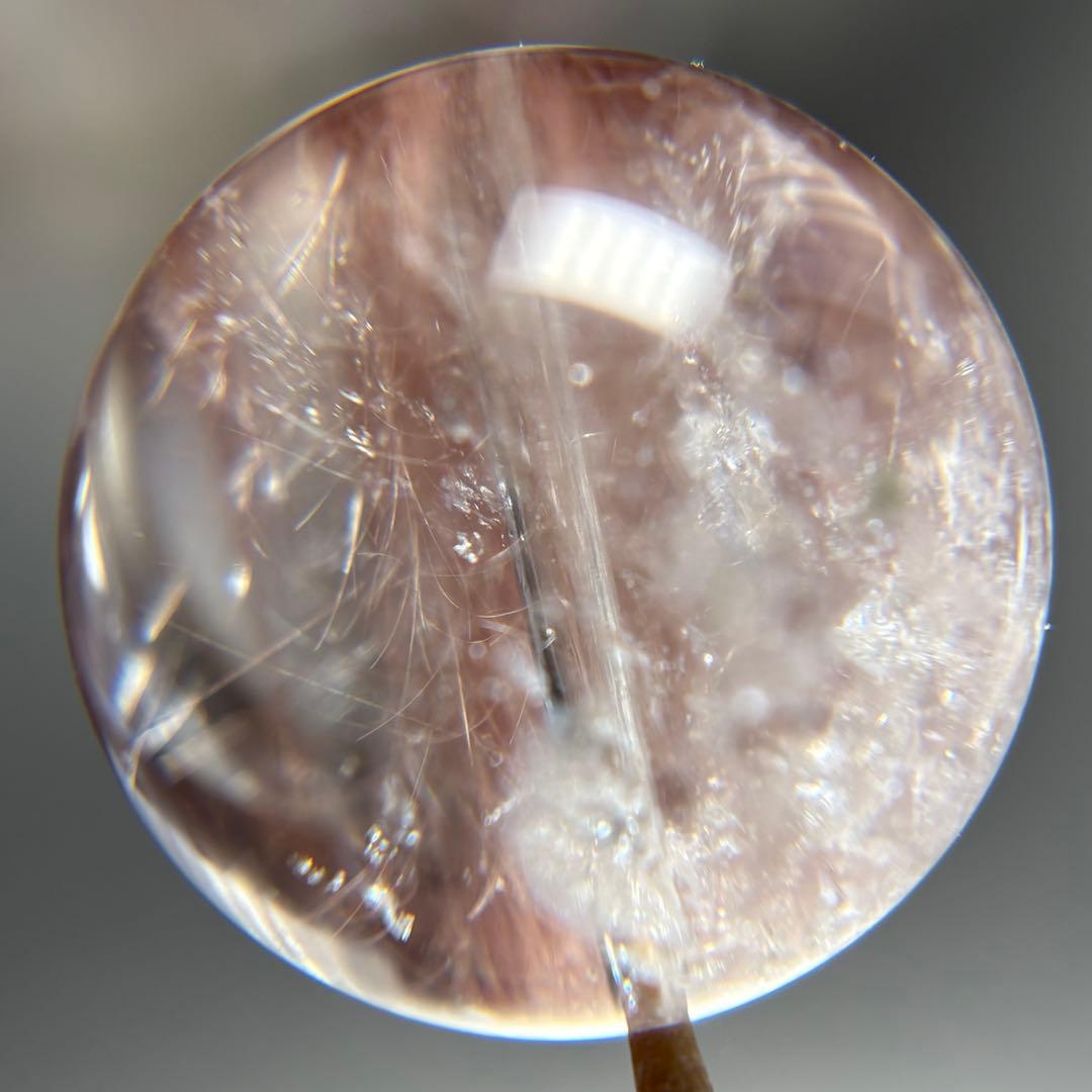 極上 ピンクサゲニティッククォーツ Ｋ903