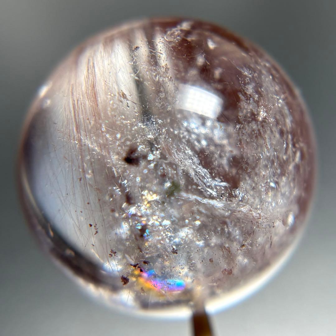 極上 ピンクサゲニティッククォーツ Ｋ903