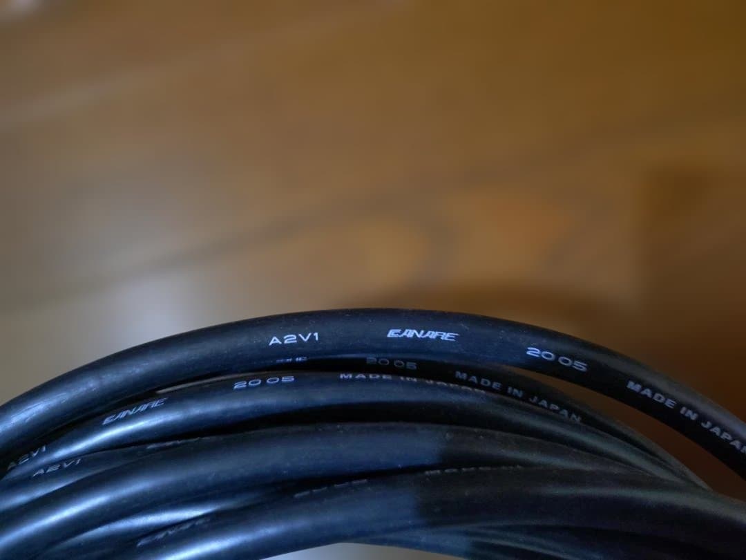 CANARE A2V1 BNCコネクター付　約20m　中古品