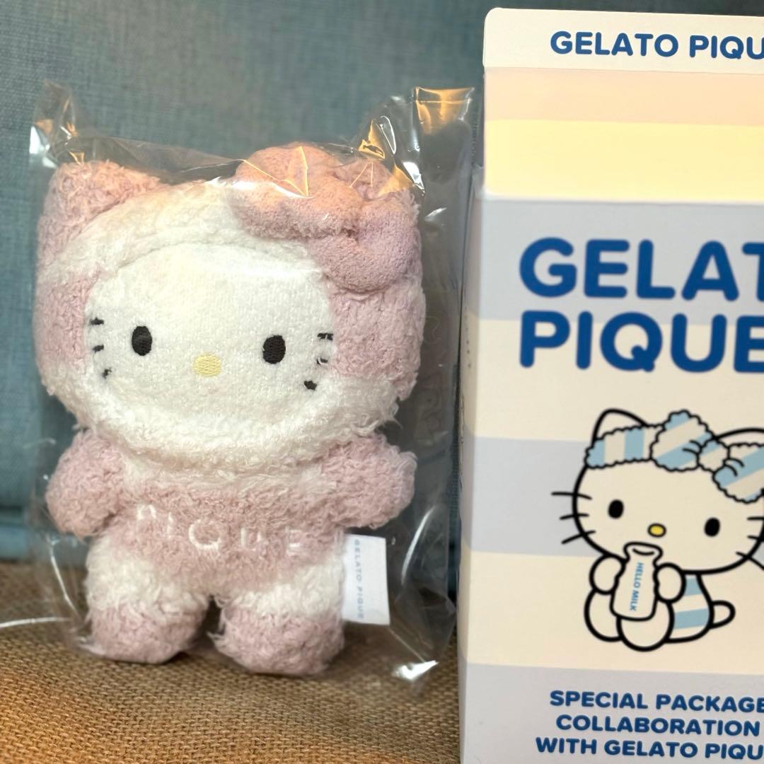 【サンリオハウス♡ジェラピケ】もこもこハローキティぬいぐるみチャーム