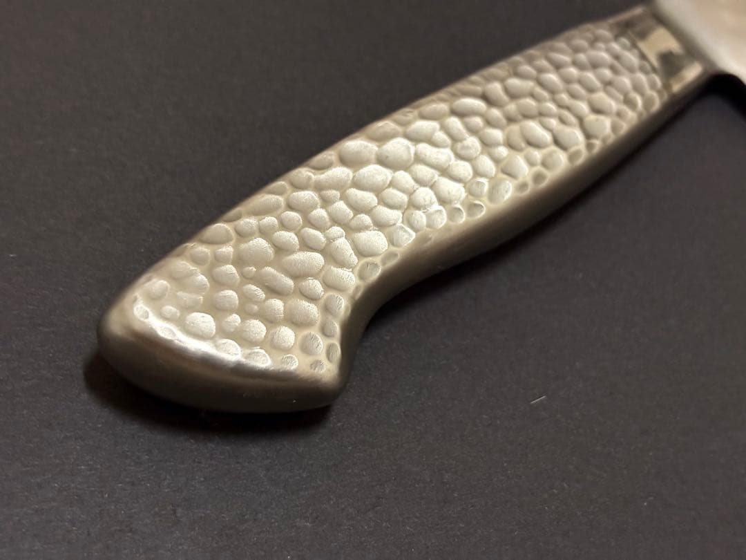 刀舟 超鋼SS 牛刀 三徳 180mm 槌目 ステンレス モナカハンドル
