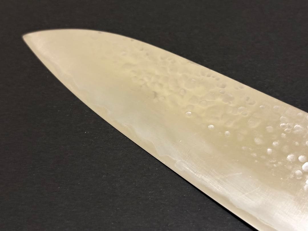 刀舟 超鋼SS 牛刀 三徳 180mm 槌目 ステンレス モナカハンドル
