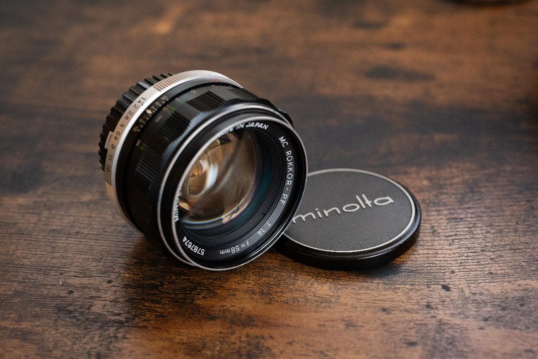 MINOLTA MC ROKKOR 58mm F1.4 などロッコール3点