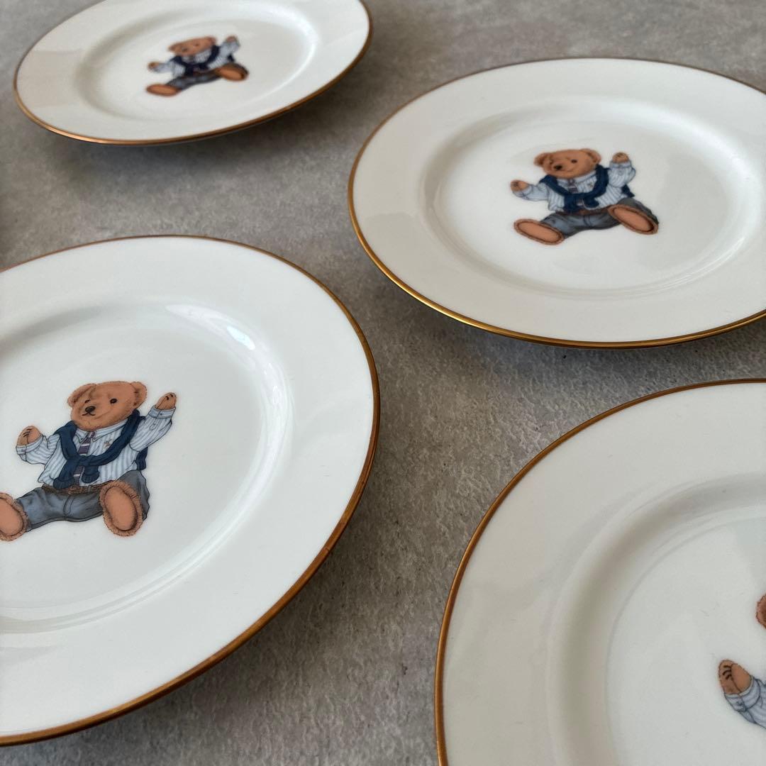 【新品未使用】POLO RALPH LAUREN ポロベア プレートセット