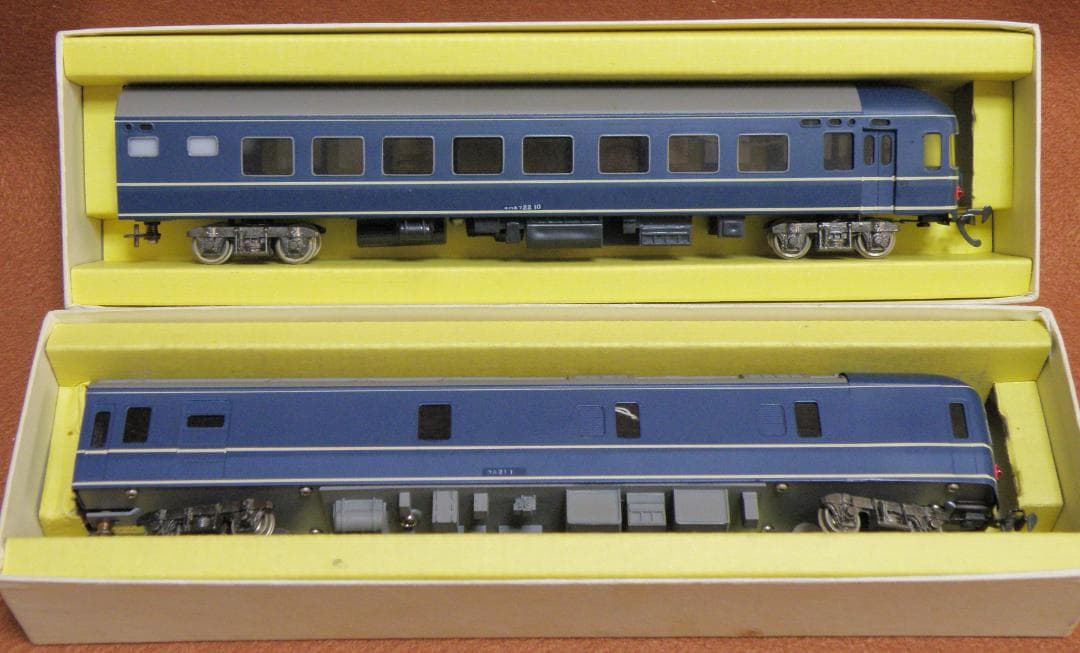 ＫＴＭ　カツミ　ＨＯゲージ　 カニ２１・ナハネフ２２（昭和４０年代製）