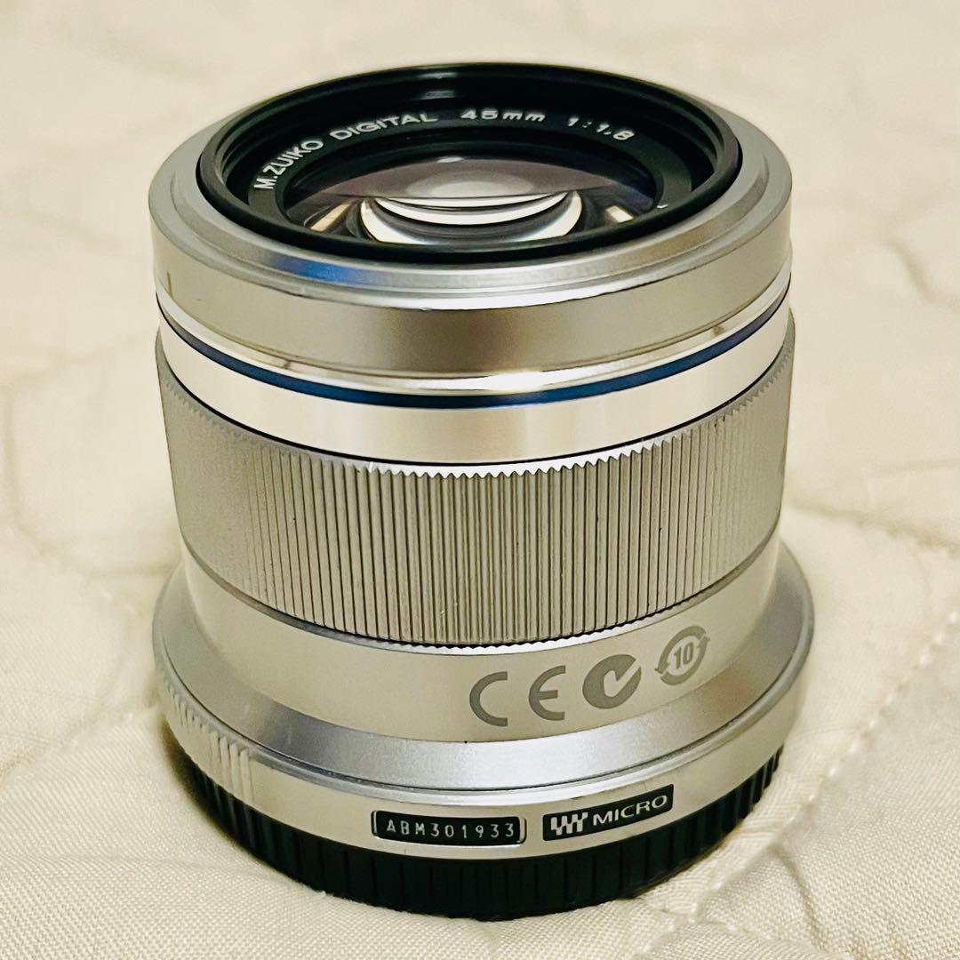 フィルター付　OLYMPUS M.ZUIKO DIGITAL 45mm F1.8