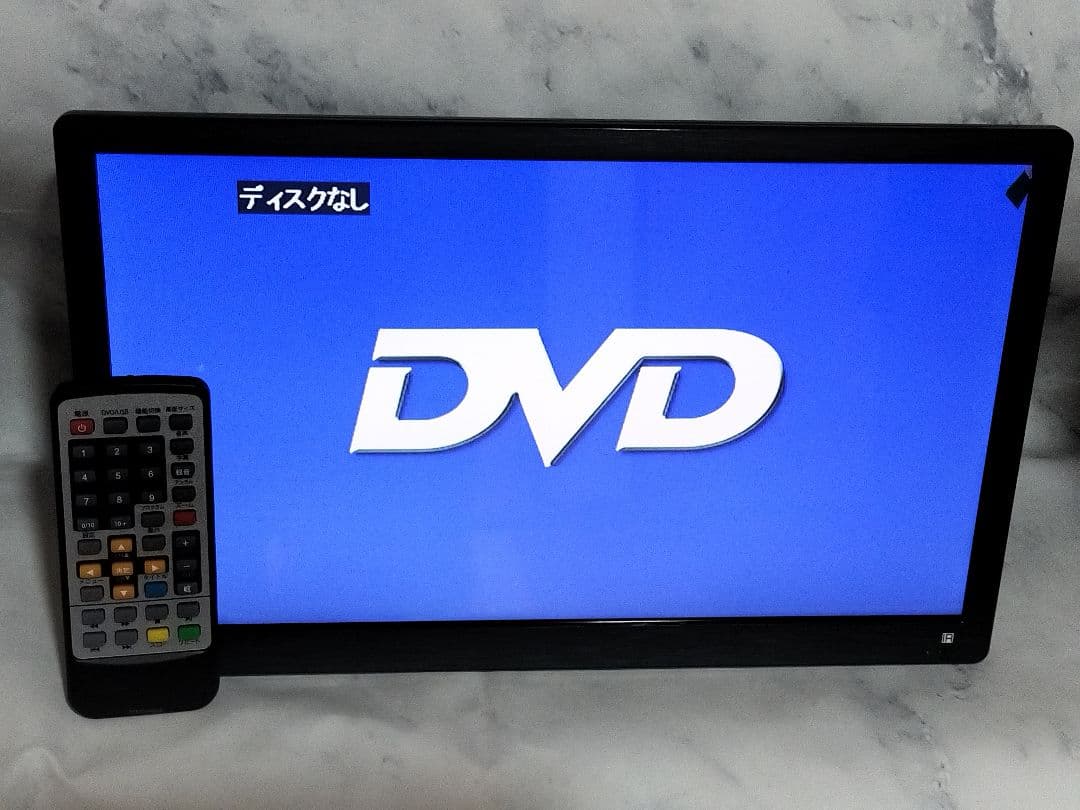 ✦DVDプレーヤー内蔵14インチ フルセグ ポータブルテレビ 動作良好！