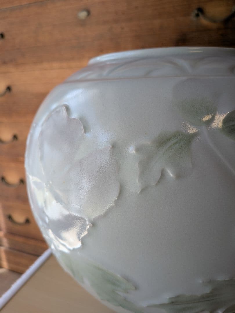 清水焼　加藤良孝　花瓶　美品