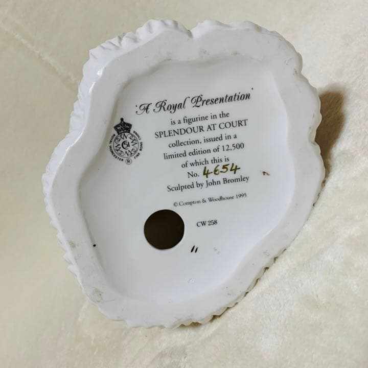 訳あり ロイヤルウースター フィギュリン ロイヤルプレゼンテーション