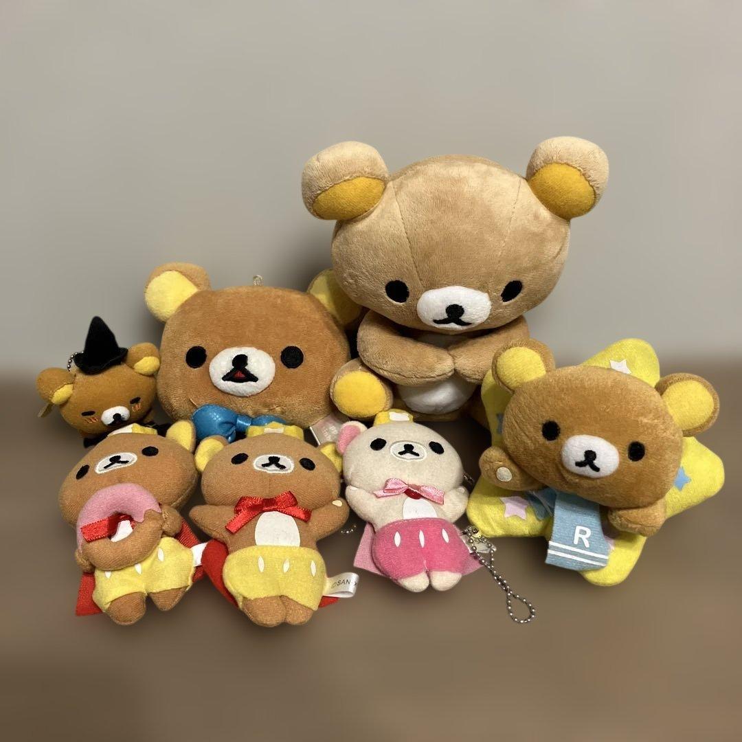 リラックマ　コリラックマ　ぬいぐるみ　7個セット　まとめ売り