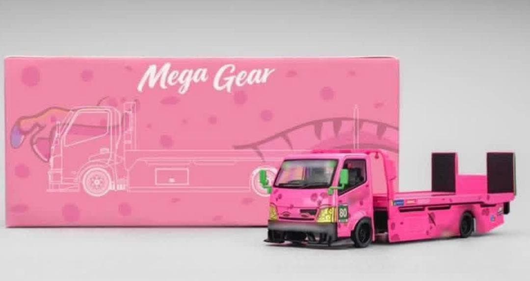 Mega Gear 1/64 積載車 カスタム ピンク